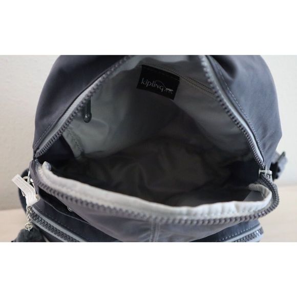 Kipling K19307 0LN Women's Sz Small Foggy Gray Lovebug Backpack $109 - Picture 12 of 13